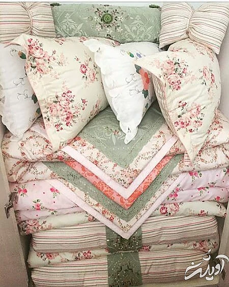 ایده هایی برای تزیین پتو برای جهیزیه,چیدمان پتو برای عروس,تزیینات پتو